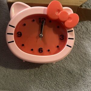Brand New Hello Kitty Clock/ Alarm